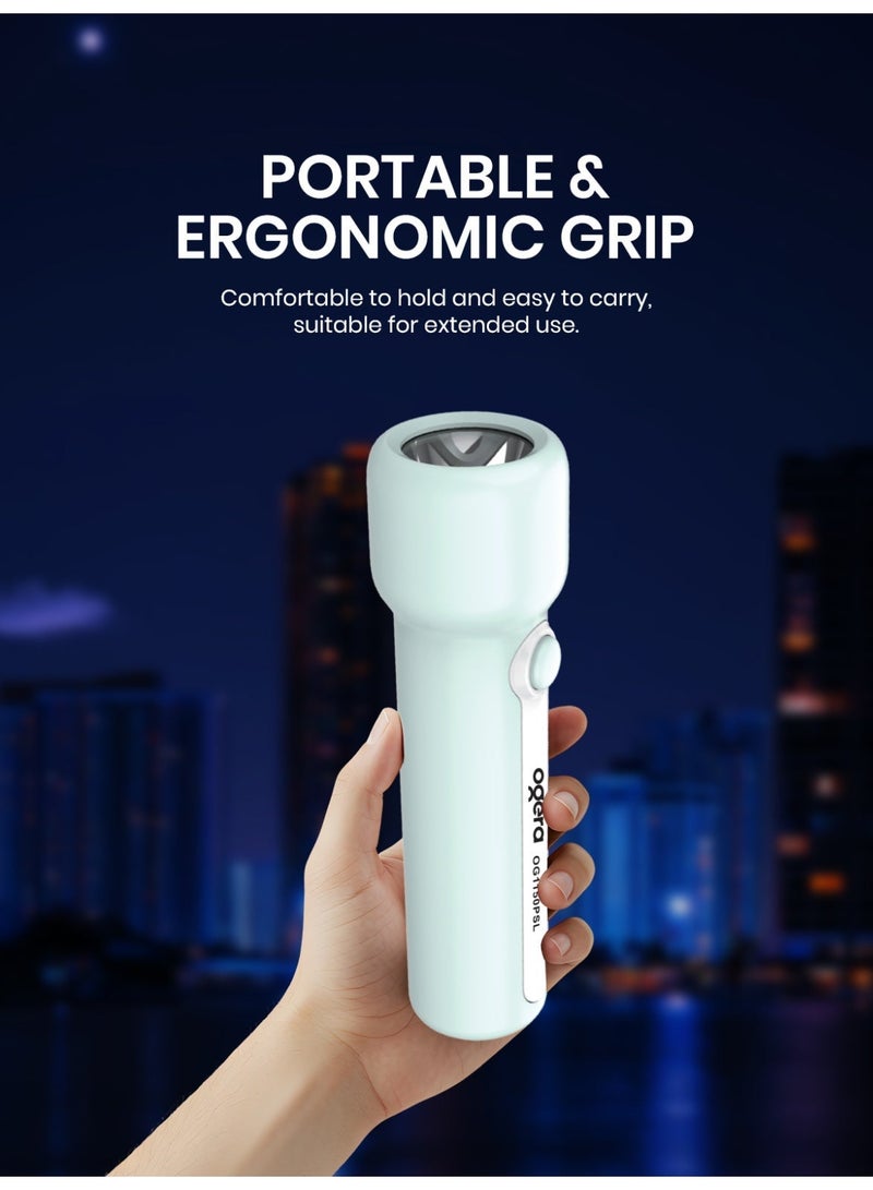 أوجيرا كشاف LED ببطارية ليثيوم | كشاف قابل لإعادة الشحن فائق السطوع | طاقة ليثيوم طويلة العمر | كشاف محمول للاستخدام الخارجي والطوارئ | ضمان سنتين | OG1150PSL | أبيض - Image 5